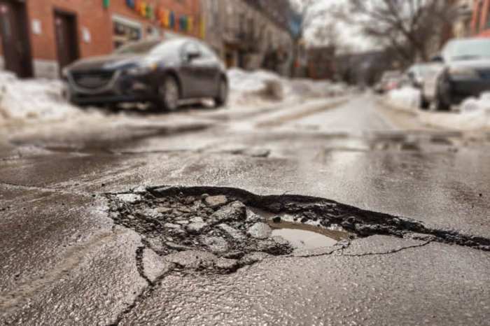 Will insurance cover pothole damage